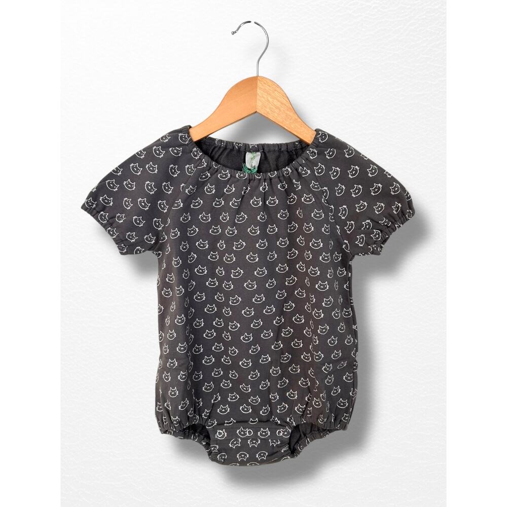 NWT Organic Kitty Print Sweatshirt Bubble, Size 2T
